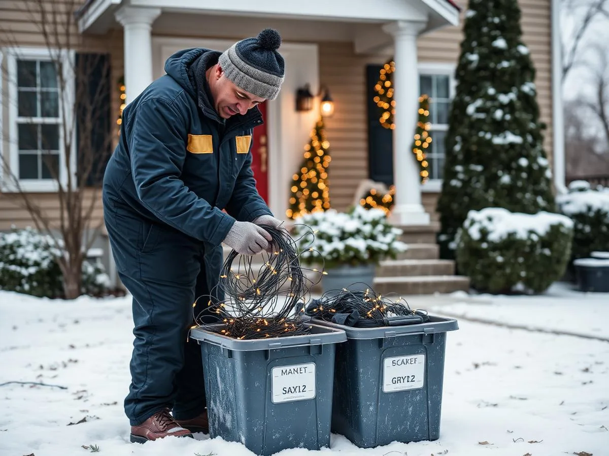 Démontage en janvier